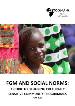 FGM and Social Norms: A guide to designing culturally sensitive community programmes (2019, English)